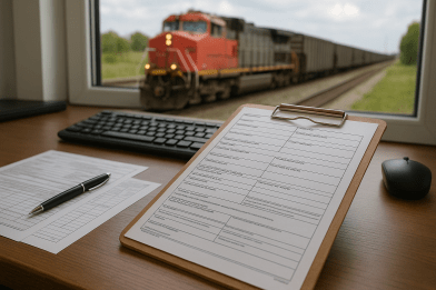 Какие документы необходимы при железнодорожных перевозках