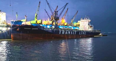 Контейнеровоз «Транзит Тавайза» стартовала из порта Нанша!