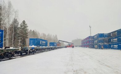 ТРАНЗИТ отправил первый контейнерный поезд с терминала «Сухой порт Чайковский»